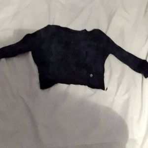 Blue tie dye kids sweater